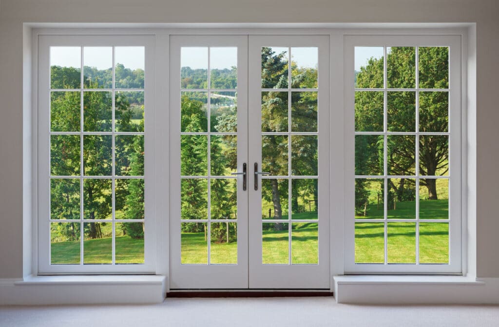Nos portes fenêtres PVC sur-mesure bordeaux