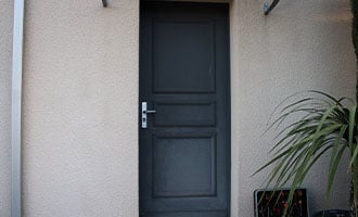 Porte d'entree pvc